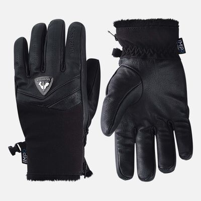 Women's Elite leather waterproof ski gloves