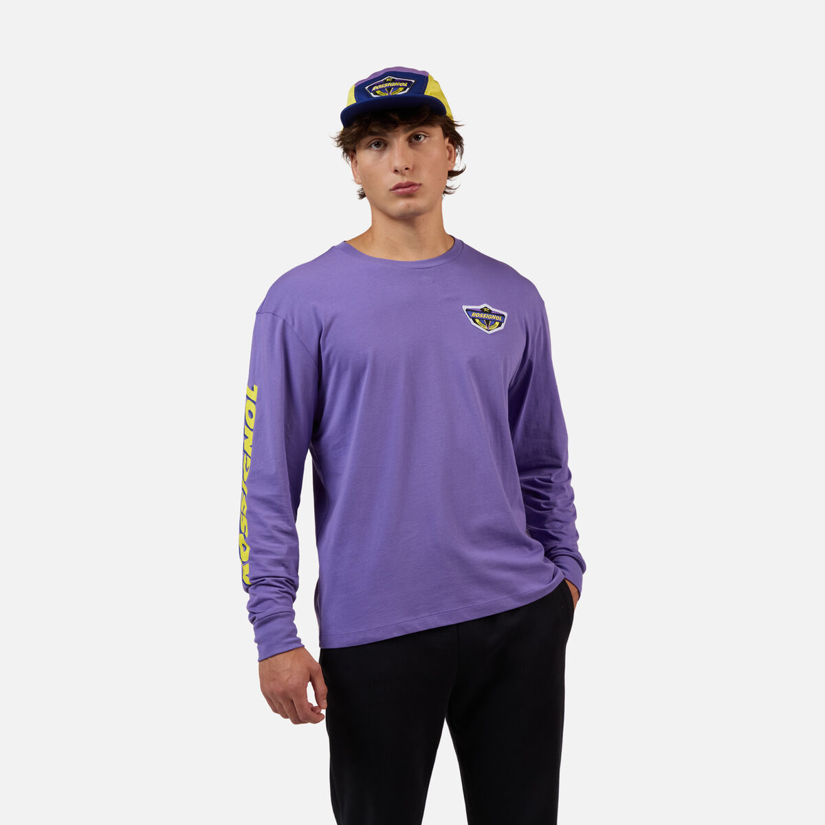 Rossignol Unisex Super Long Sleeve Tee Pink/Purple