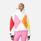 Rossignol Women's JCC Diamond Down Bomber Jacket WHITE