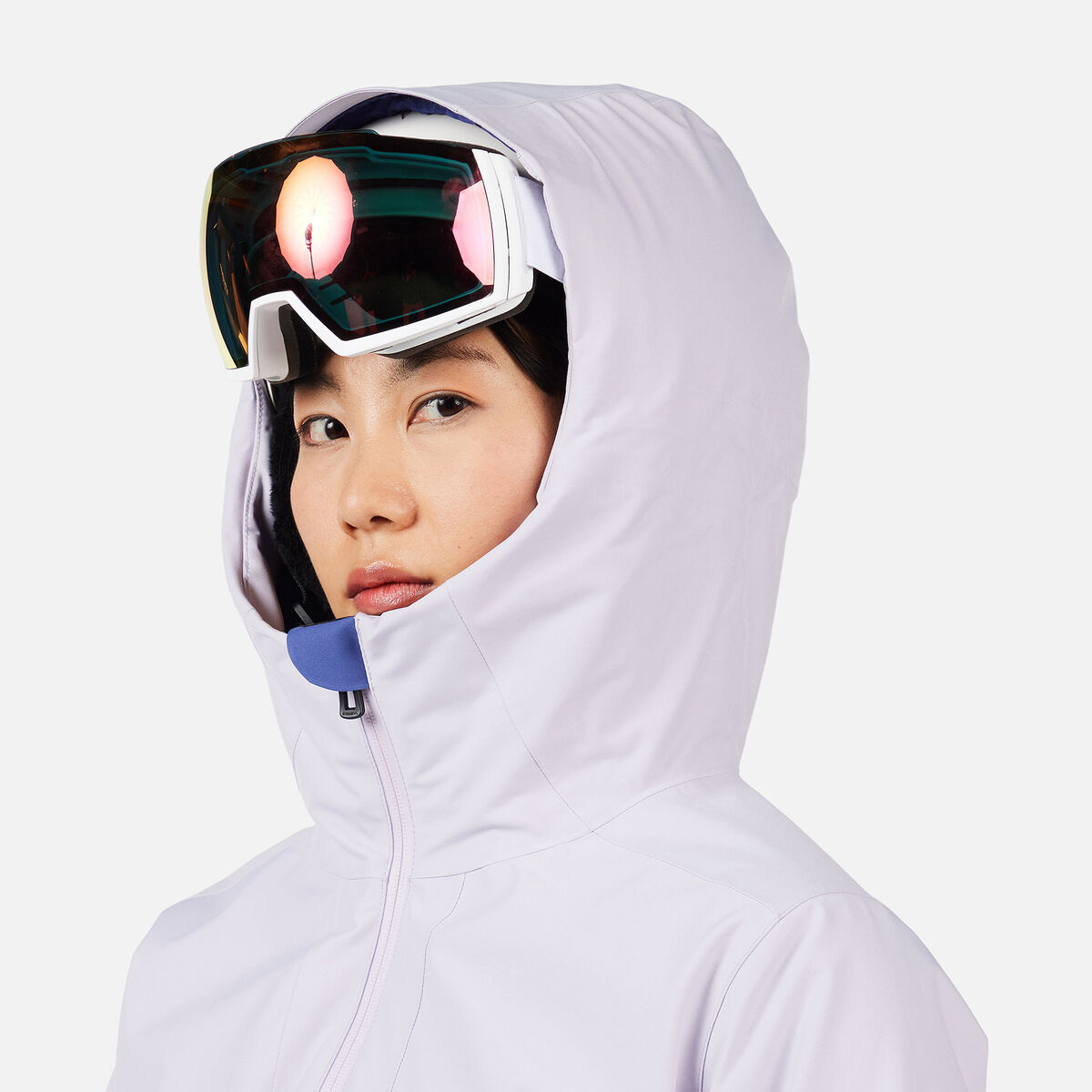 Rossignol Women's Rochrun Insulated Ski Jacket pinkpurple