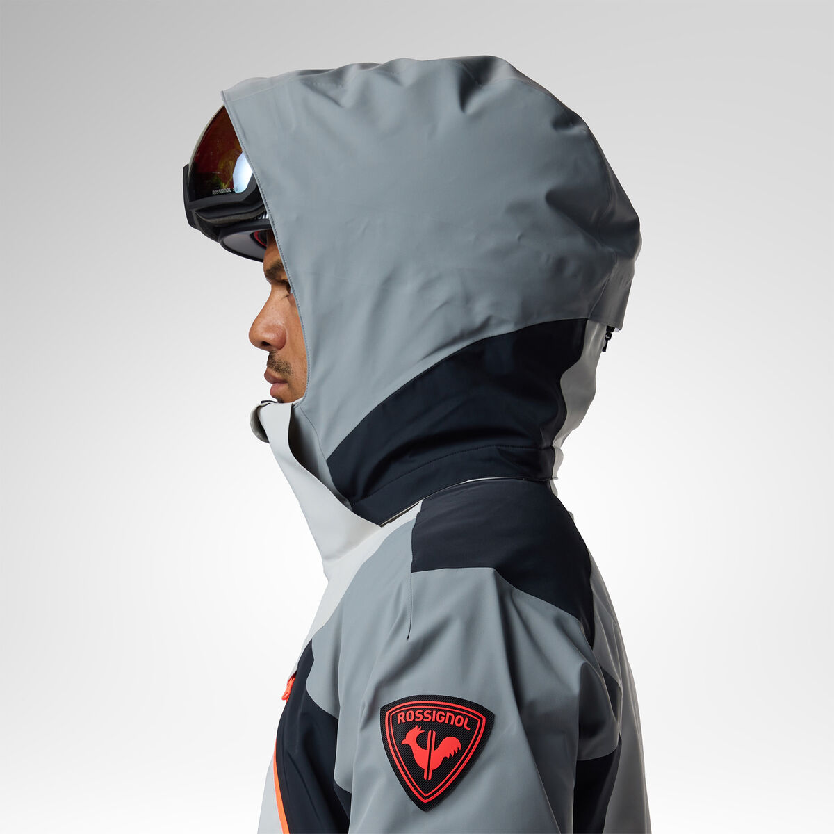 Rossignol Men's 4-Way Stretch Insulated Ski Jacket Grey