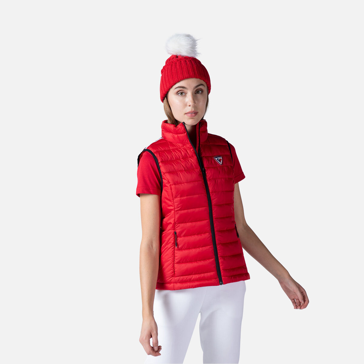 Rossignol Women's insulated vest 180GR Red