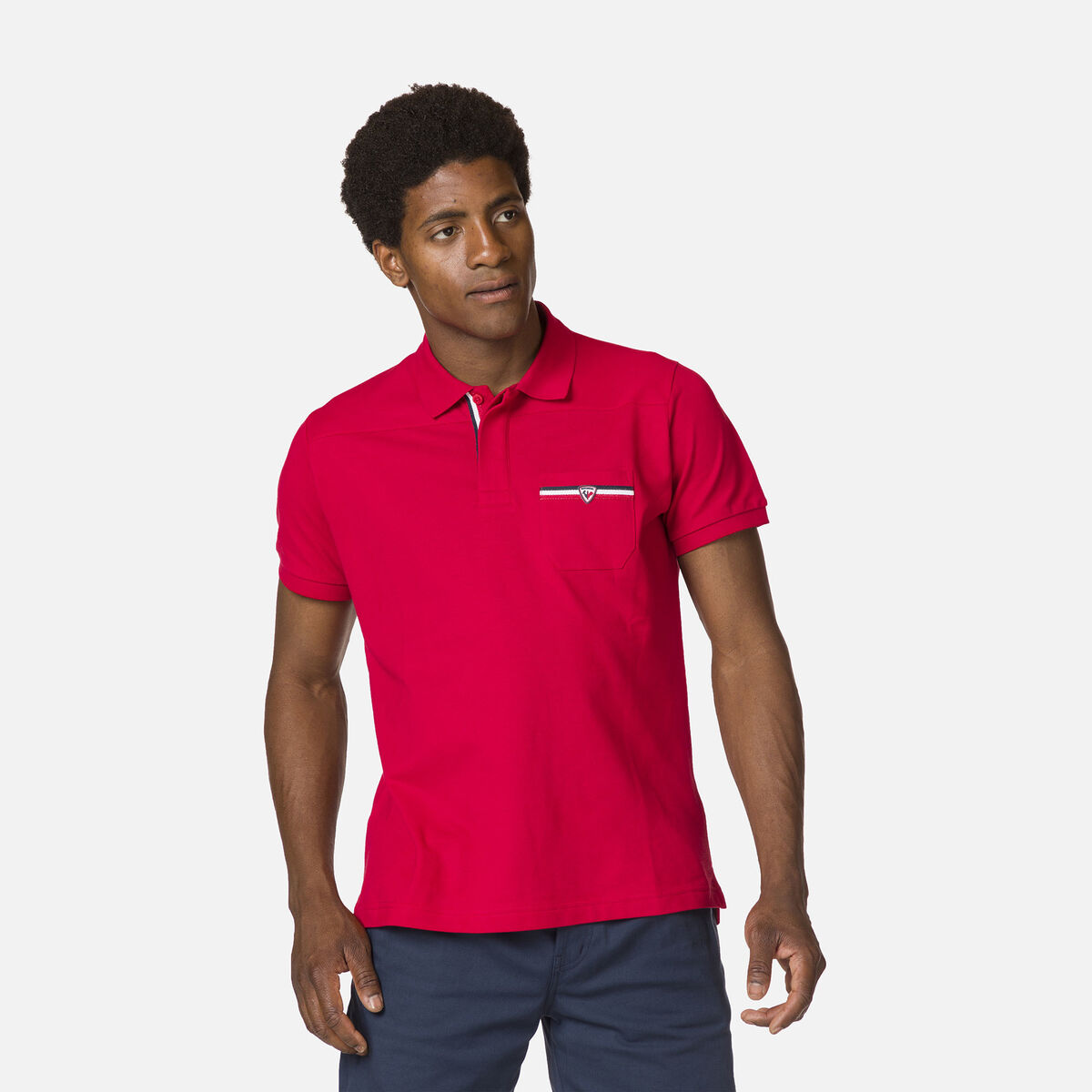 Rossignol Men's pocket logo polo shirt Red