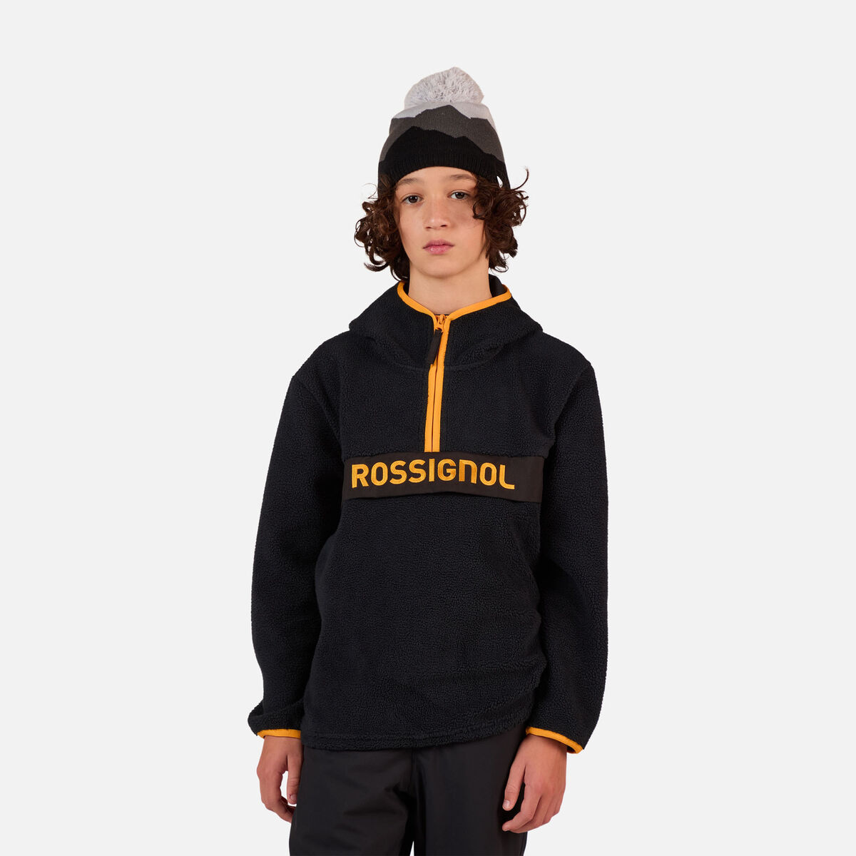 Rossignol Juniors' Alltrack Anorak Fleece Black