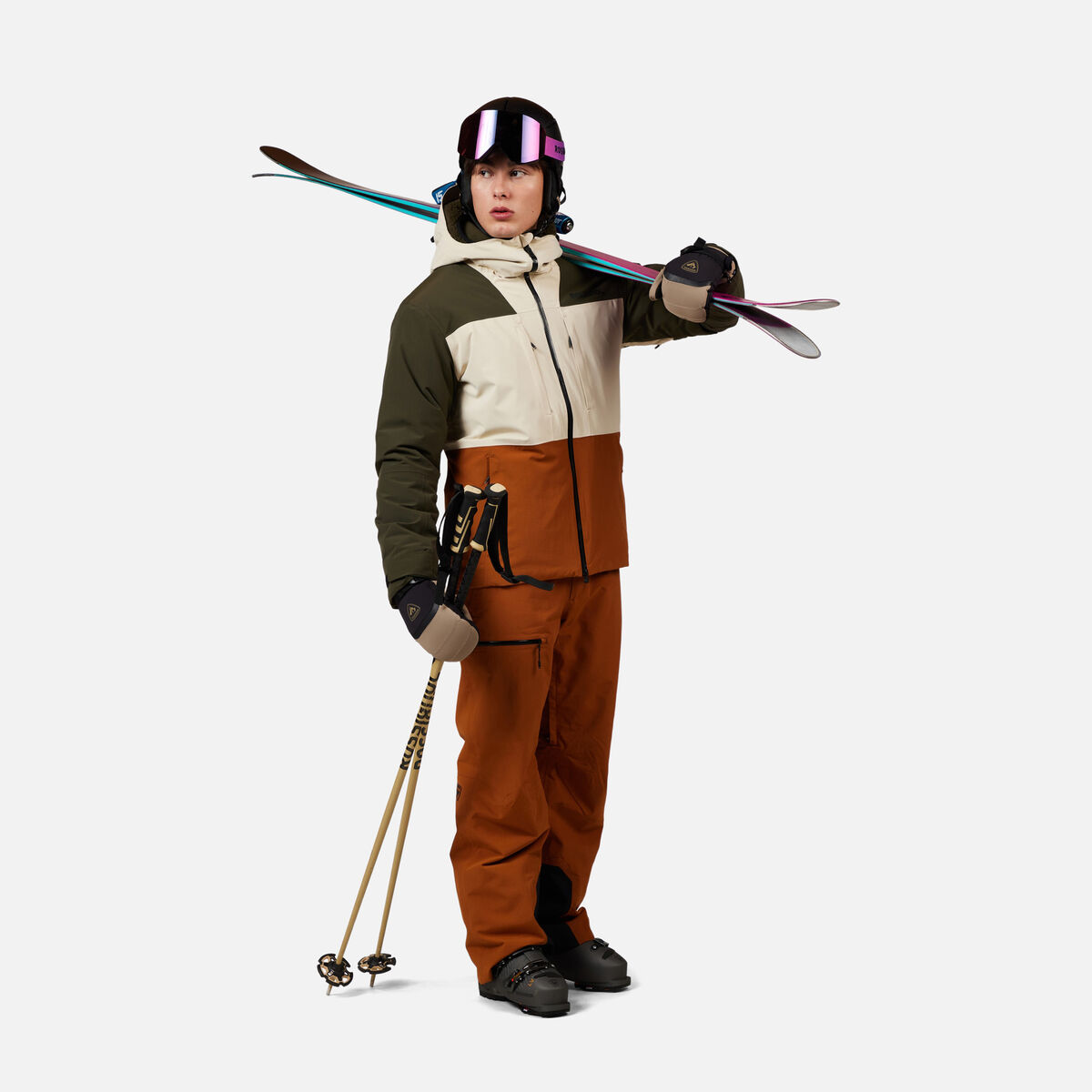 Rossignol Giacca da sci imbottita Outerlimits uomo Multicolor