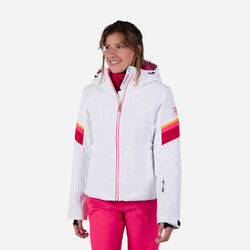 Rossignol Damenskijacke Strawpile Wei&szlig;