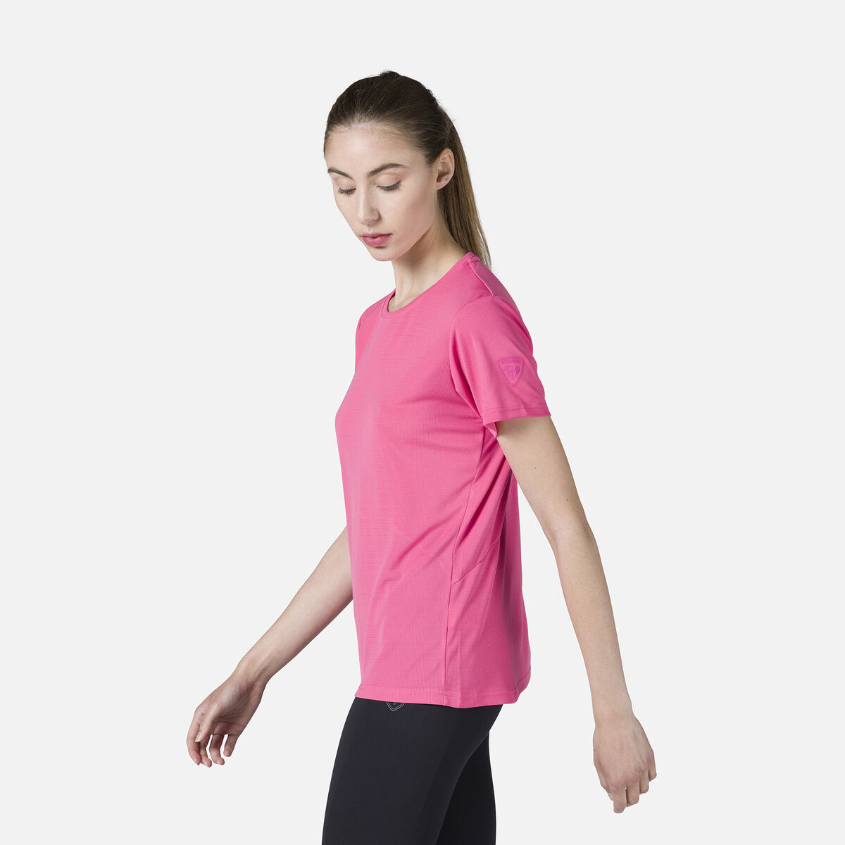 Rossignol Women's Plain Hiking Tee Pink/Purple