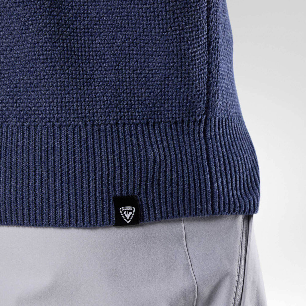 Rossignol Strickpullover mit Rundhalsausschnitt f&uuml;r Herren Blue