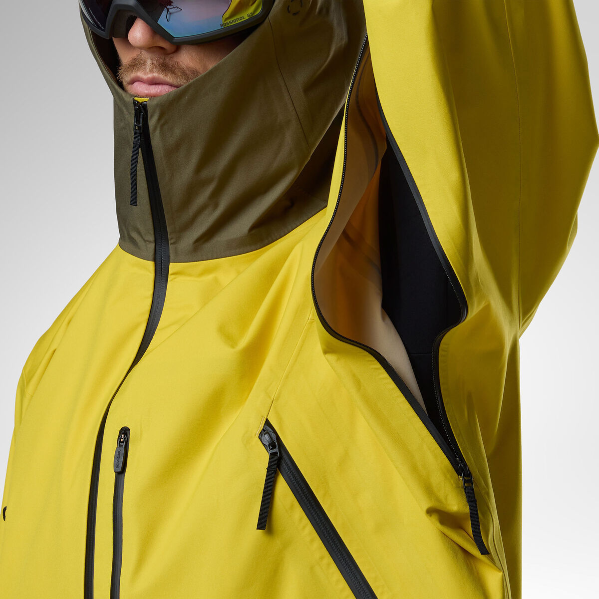 Rossignol MEN'S PROCLIVITY ATHLETE SKI JACKET Yellow