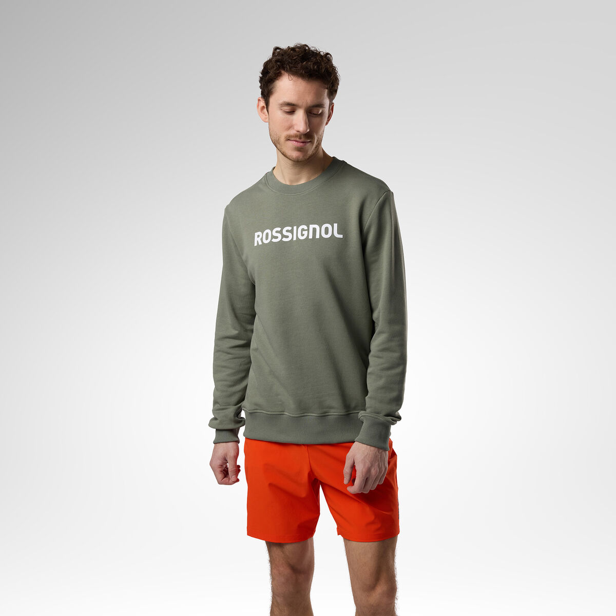 Rossignol Men's Logo Crewneck Sweatshirt Green