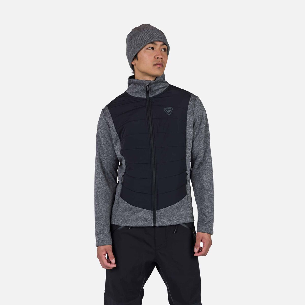 Rossignol Men's Classique Hybrid Full-Zip Jacket Grey