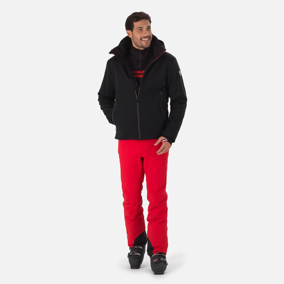 Rossignol Men's Softshell Flat Ski Jacket Black
