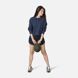 Rossignol Women's cropped polo shirt Blue