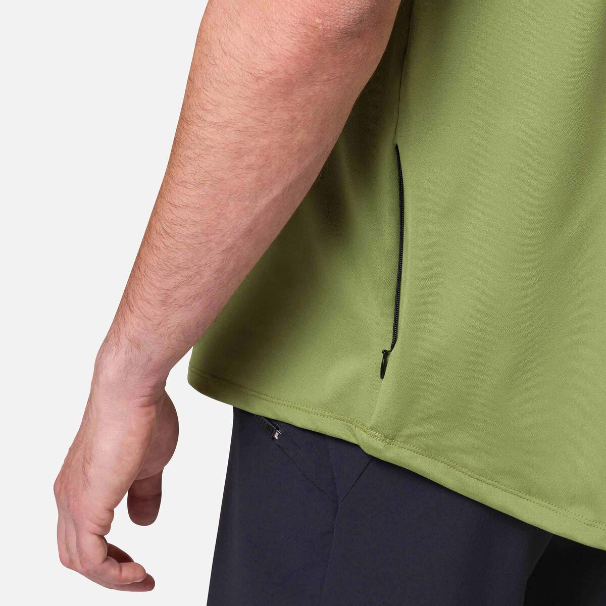 Rossignol Men's short sleeve mountain bike jersey classic fit Green