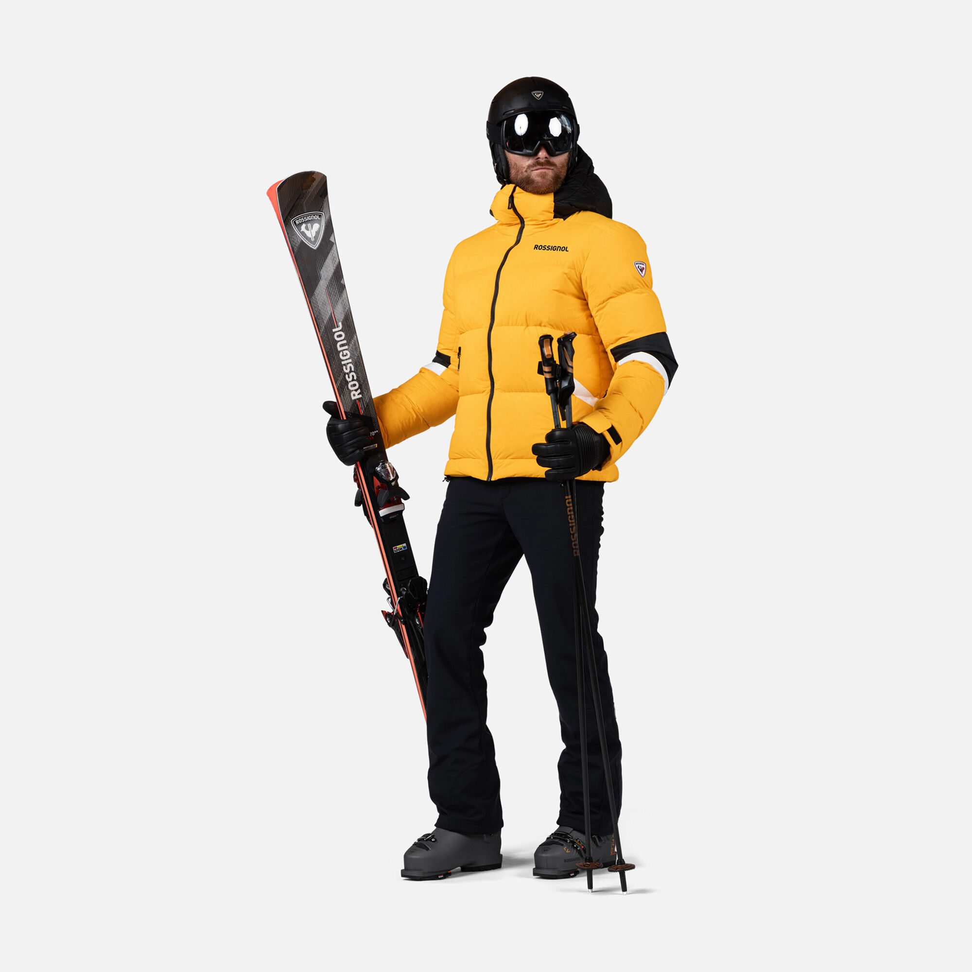 ROSSIGNOL イエロー ダウンジャケット Men's Daille Down Ski Jacket | Clothing | Rossignol
