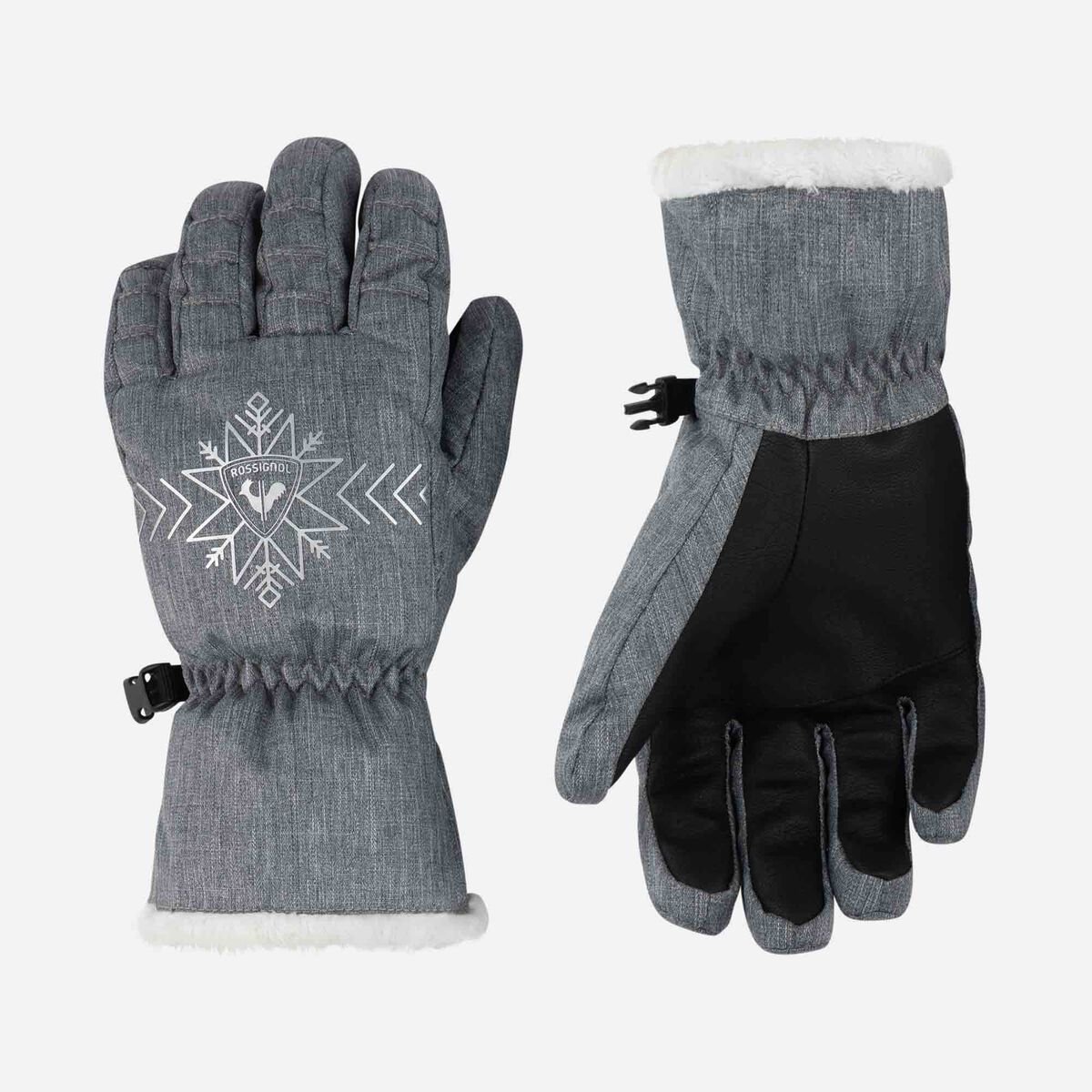 Rossignol Women's Perfy Ski Gloves Grey