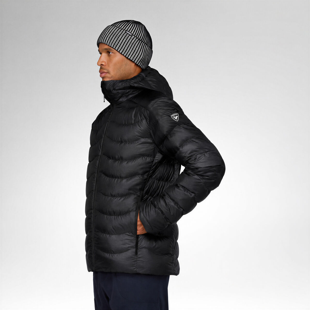 Rossignol Men's Verok Down Hoodie Jacket Black