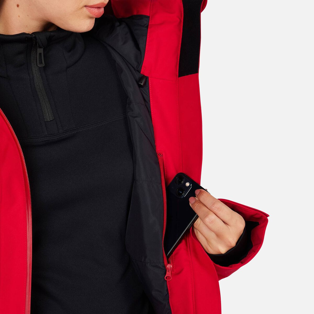 Rossignol Women's Rochrun Insulated Ski Jacket Red