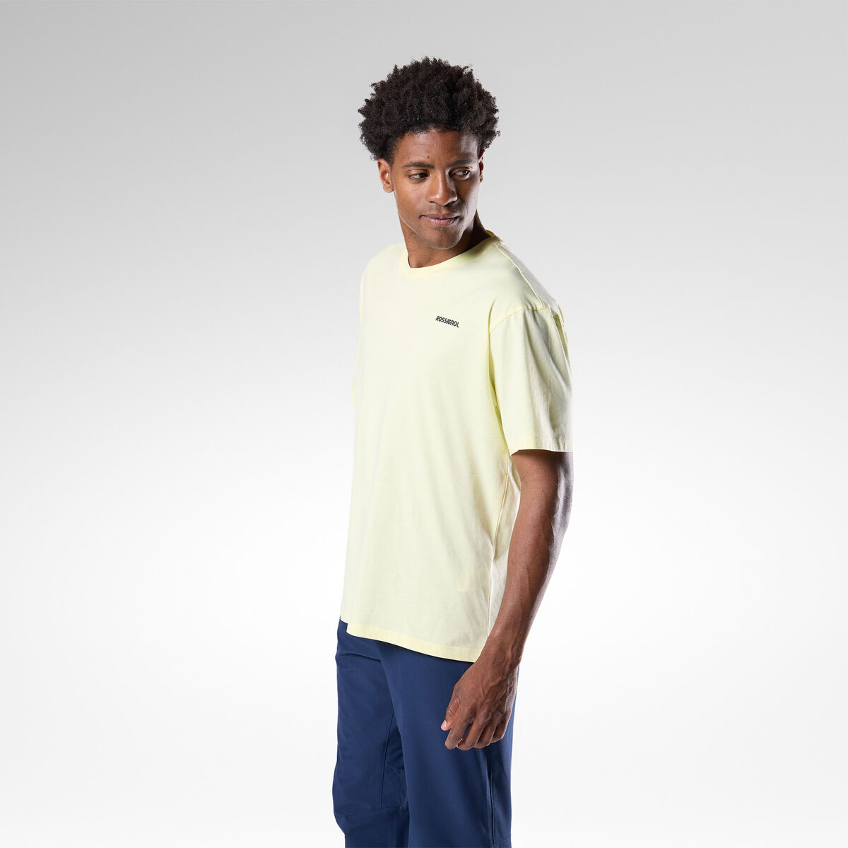 Rossignol Men's Graphic Waterfall Tee Yellow