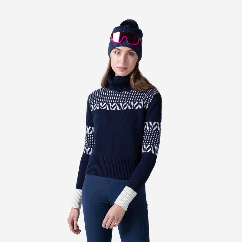 Explosion Of Nature jacquard-knit cotton and wool-blend sweater