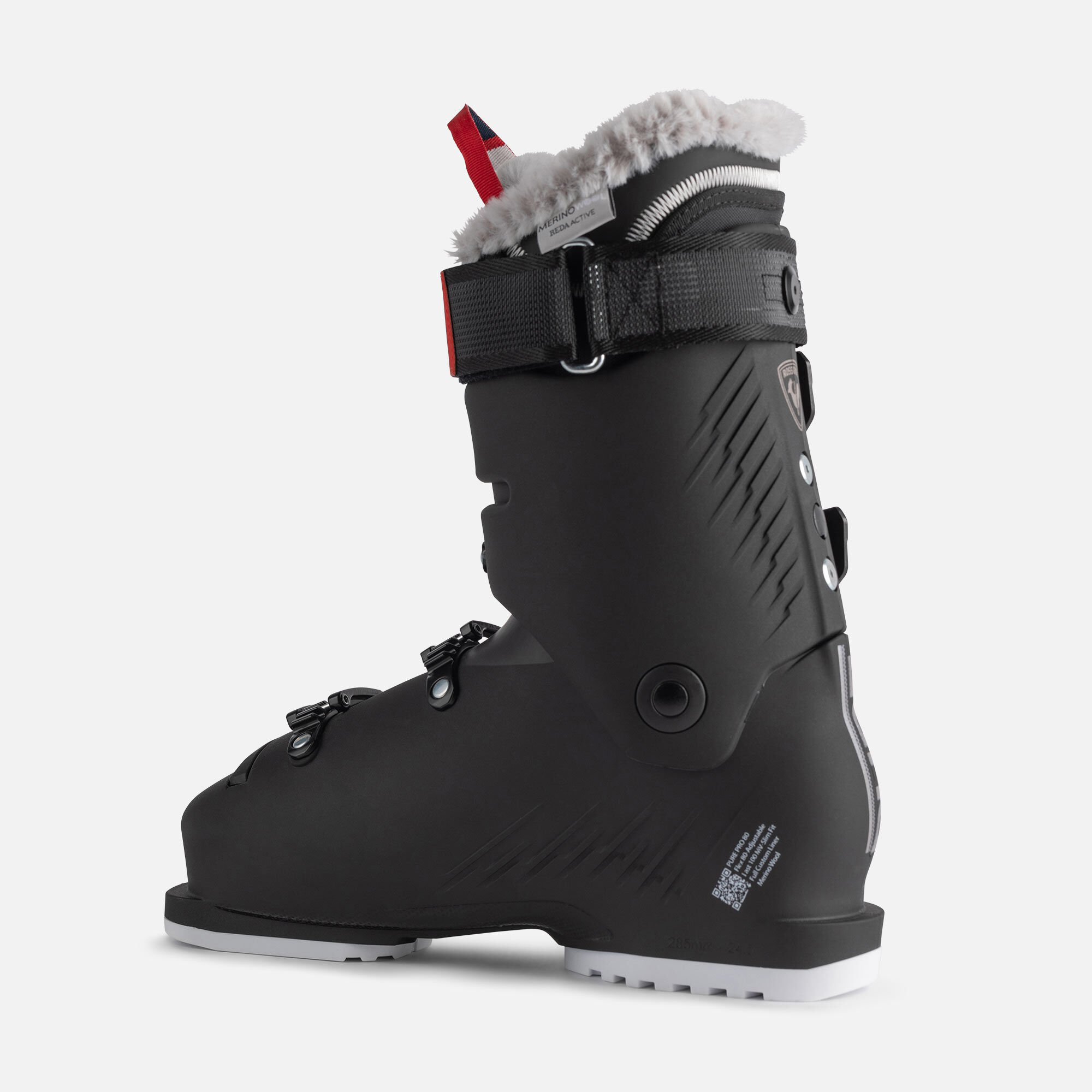 Women's On Piste Ski Boots Pure Pro 80 | Black | Rossignol