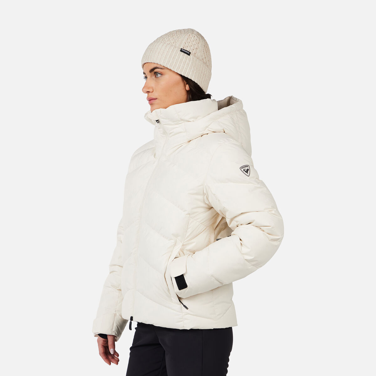 Rossignol Women's Wispile Ripstop Down Ski Jacket White