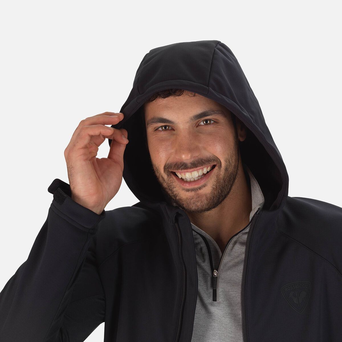 Men's Softshell Hooded Jacket