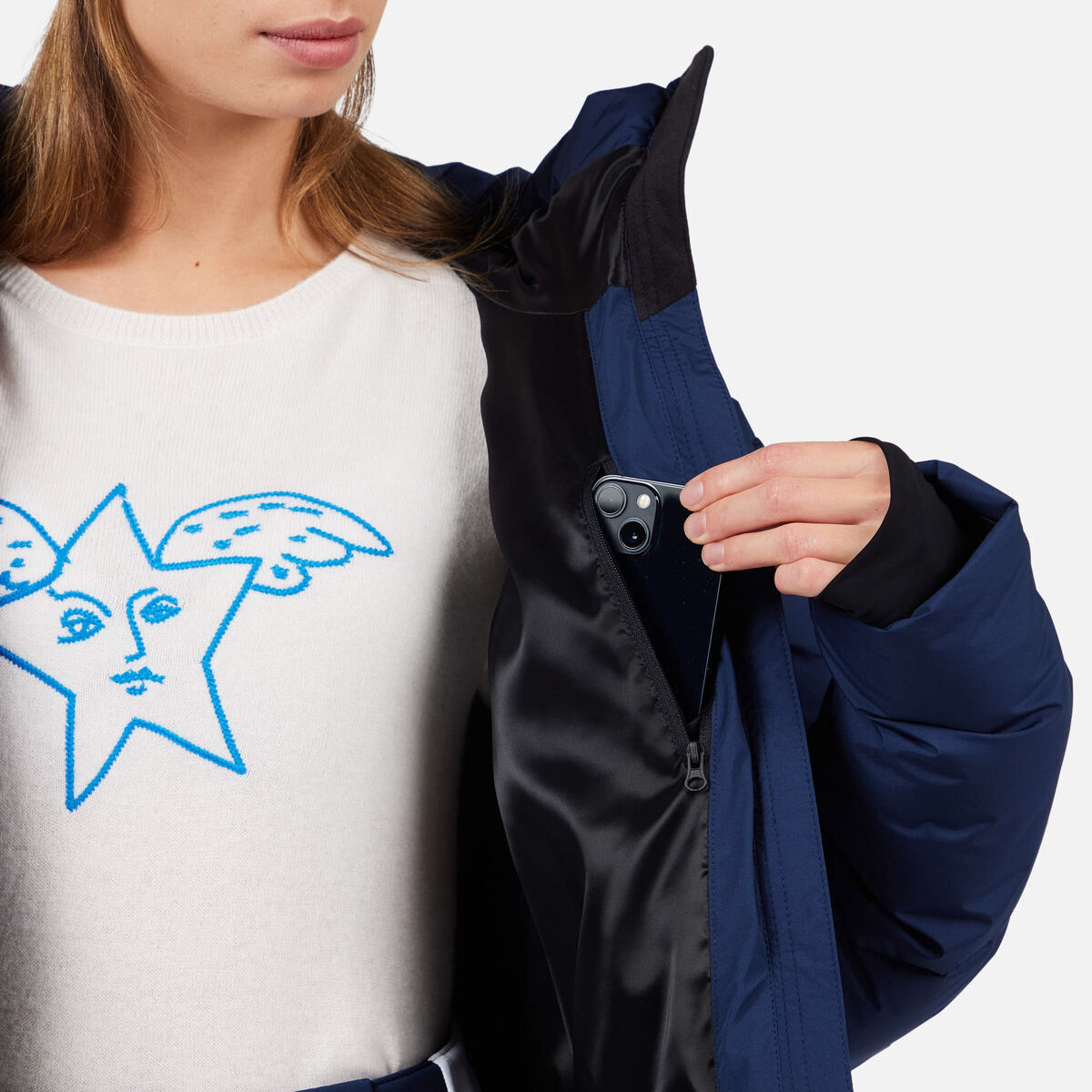 Rossignol Women's JCC All Snow Down Ski Jacket blue