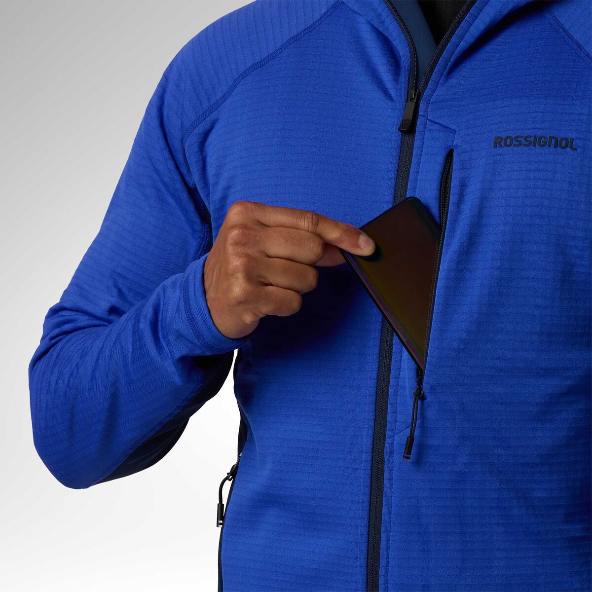 Rossignol Pile Full-zip con cappuccio Blackside Mix uomo [Ldw.value.EnumValue;@529205ba