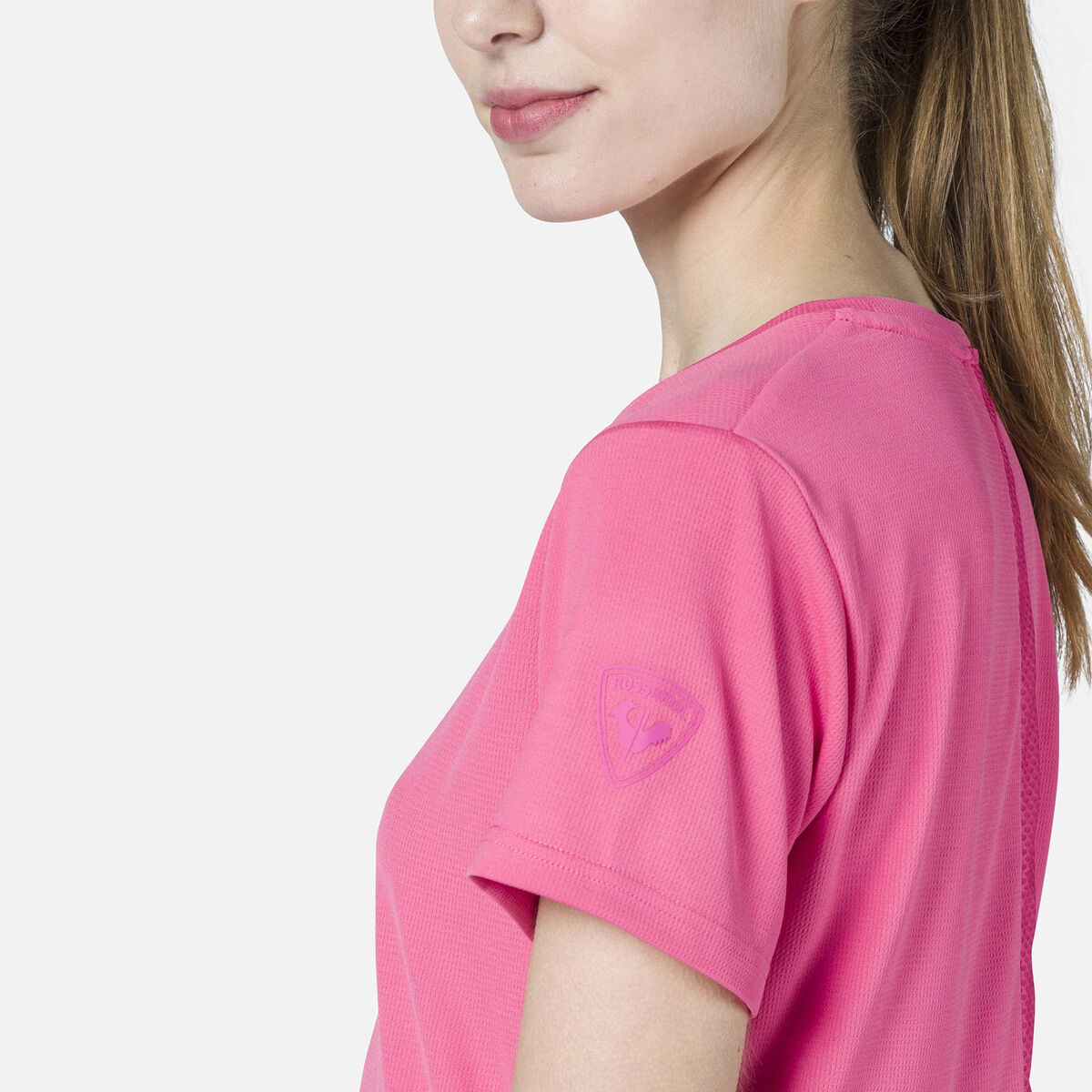 Rossignol Women's Plain Hiking Tee Pink/Purple