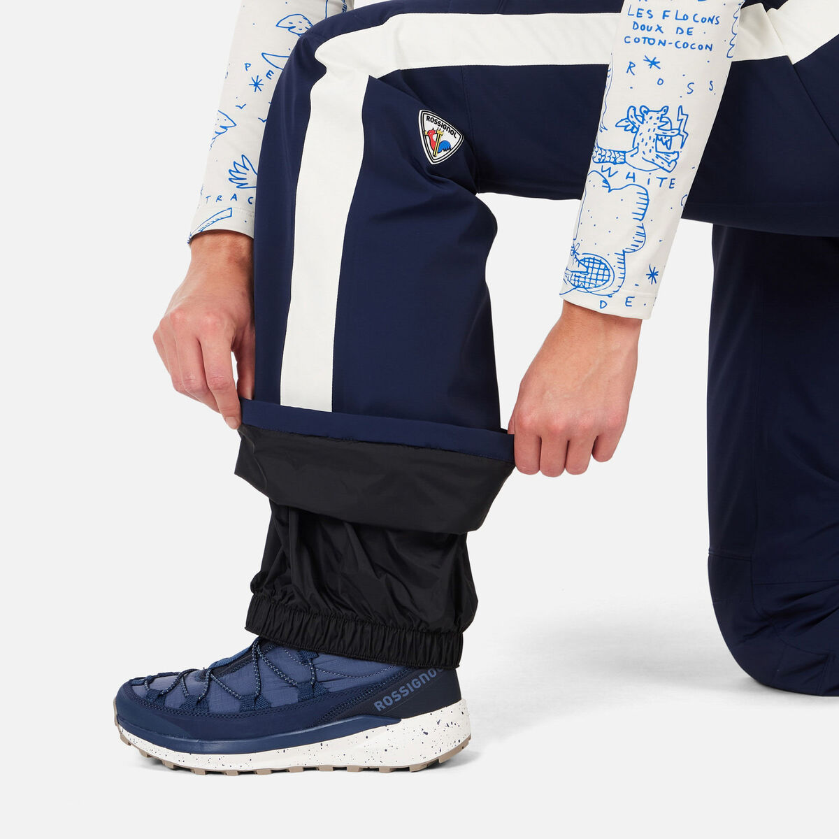 Rossignol Pantalon de ski JCC Valdiz pour femme Bleu