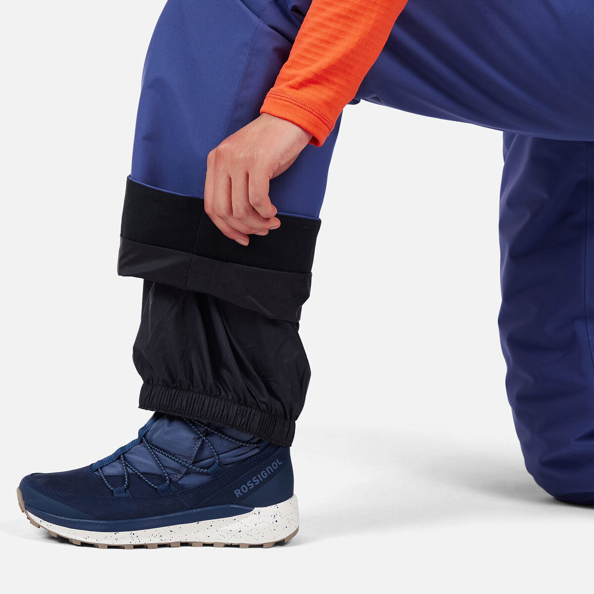 Rossignol Pantaloni da sci imbottiti donna Lunghezza Corta Blue