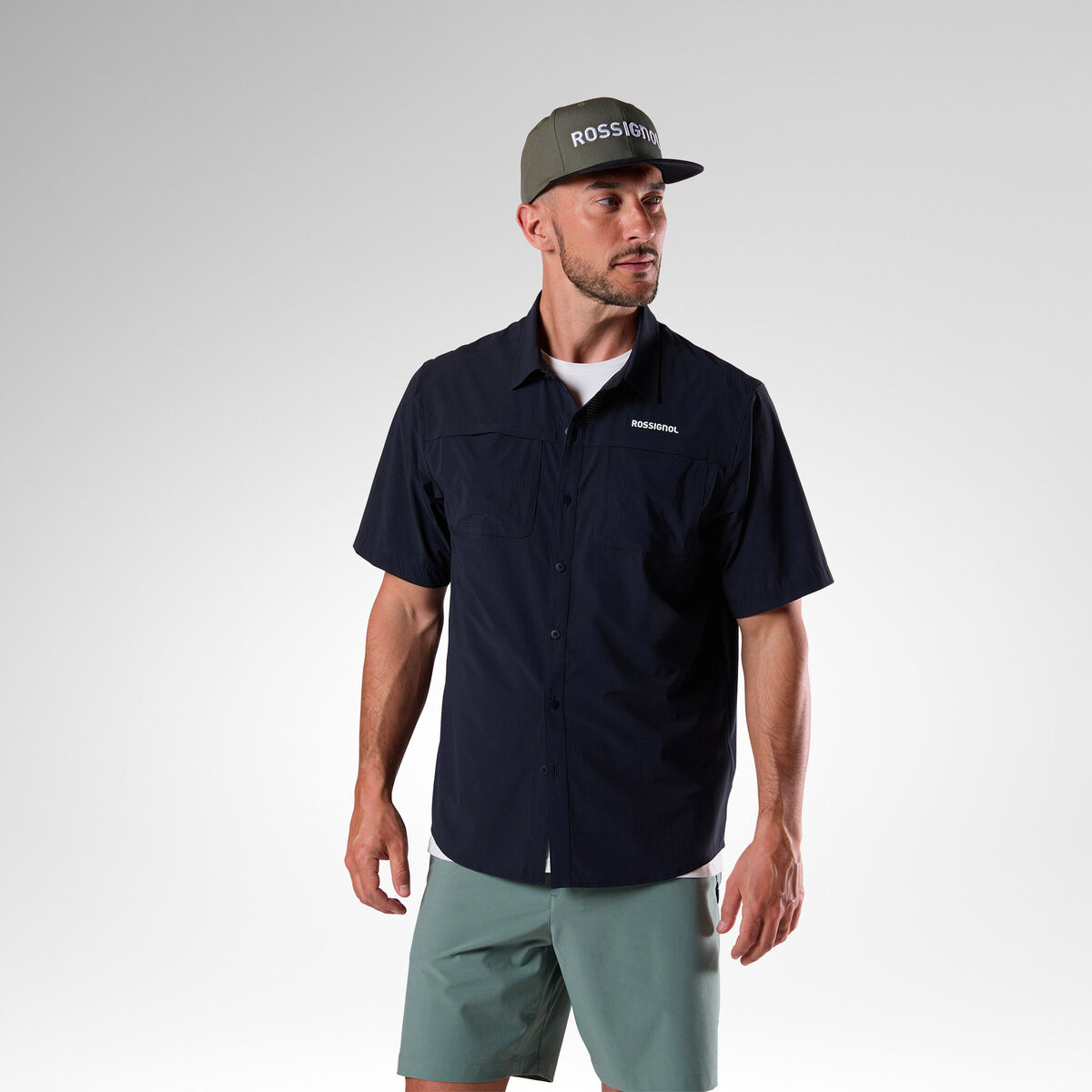 Rossignol Men's Short Sleeve Ventilation Shirt Black