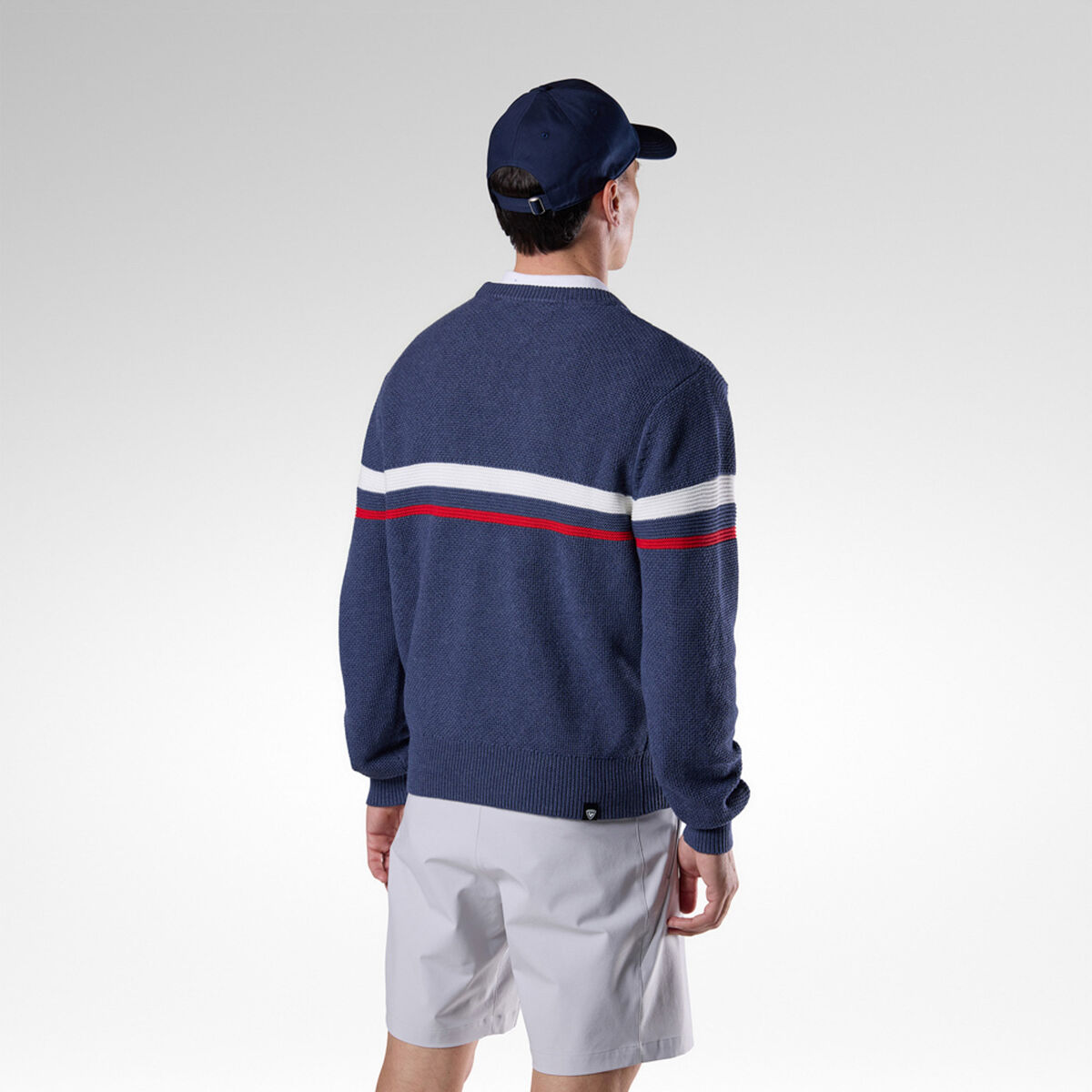 Rossignol Strickpullover mit Rundhalsausschnitt f&uuml;r Herren Blue