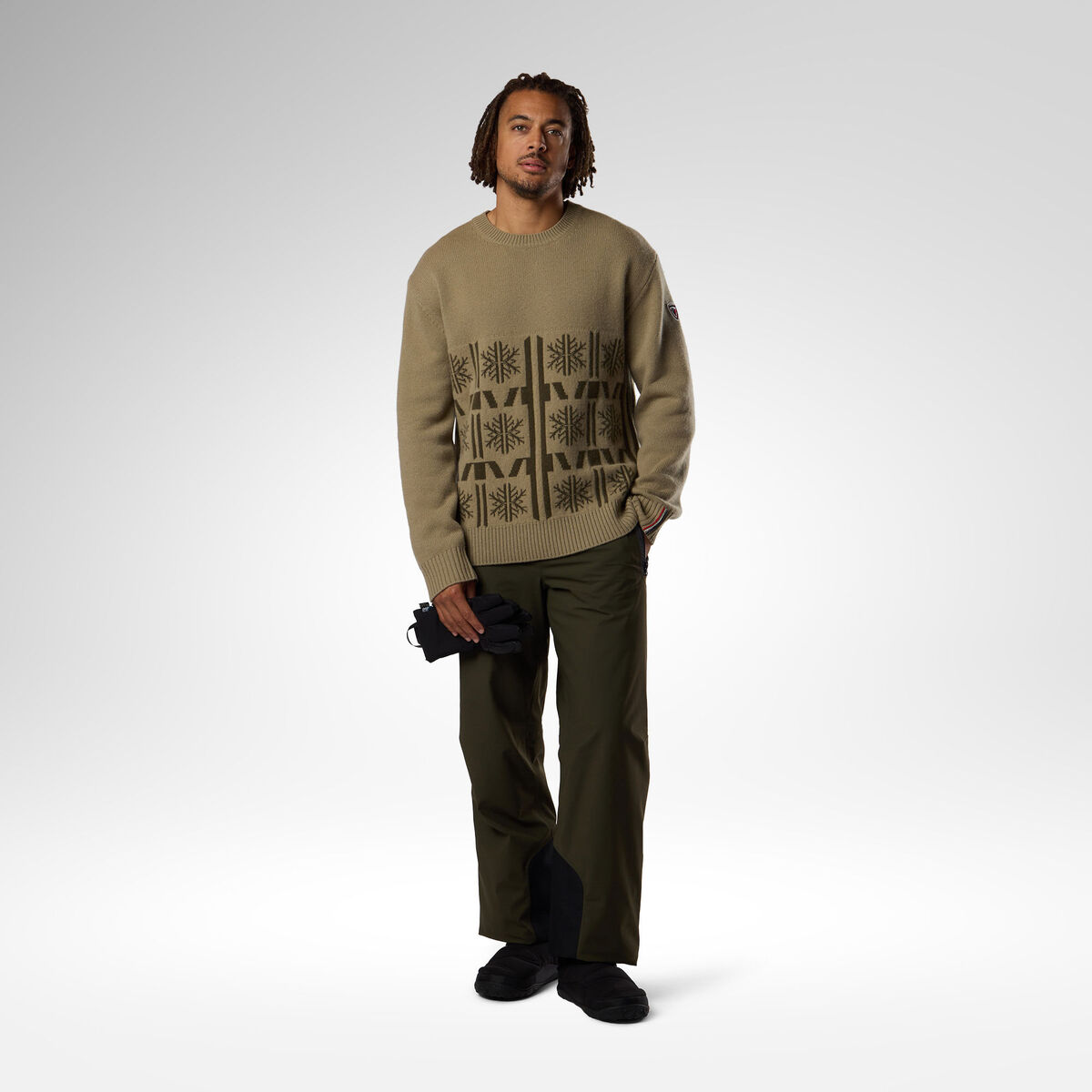 Rossignol Men's Patterned Crewneck Sweater [Ljava.lang.Object;@376d207b