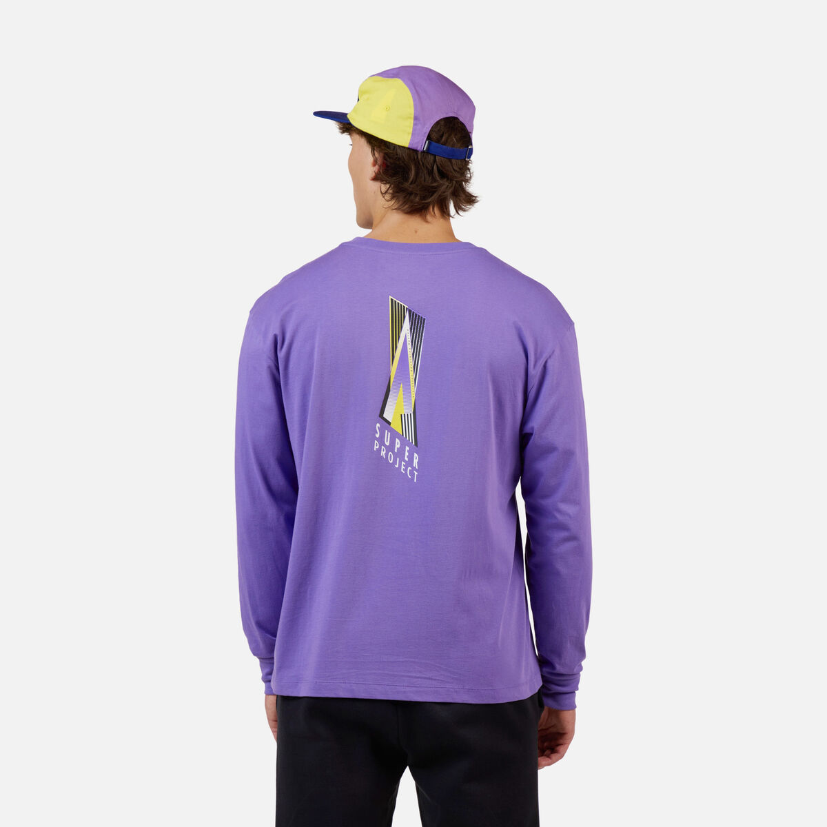 Rossignol Unisex Super Long Sleeve Tee Pink/Purple