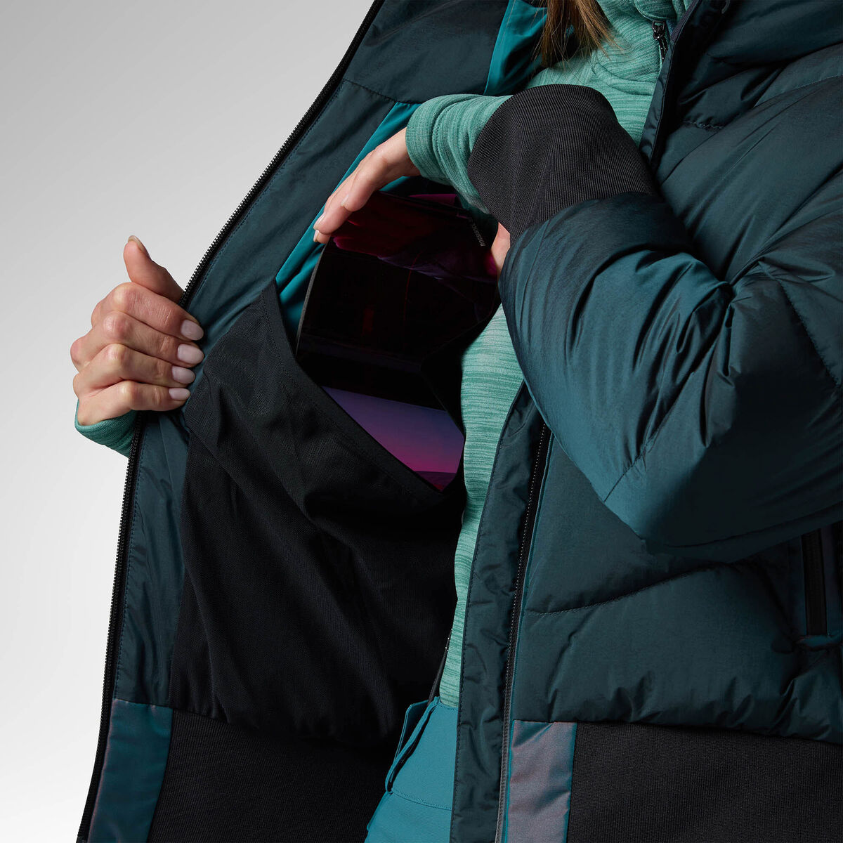 Rossignol Women's Snowblaze Down Bomber Ski Jacket [Ldw.value.EnumValue;@20f3ea5e