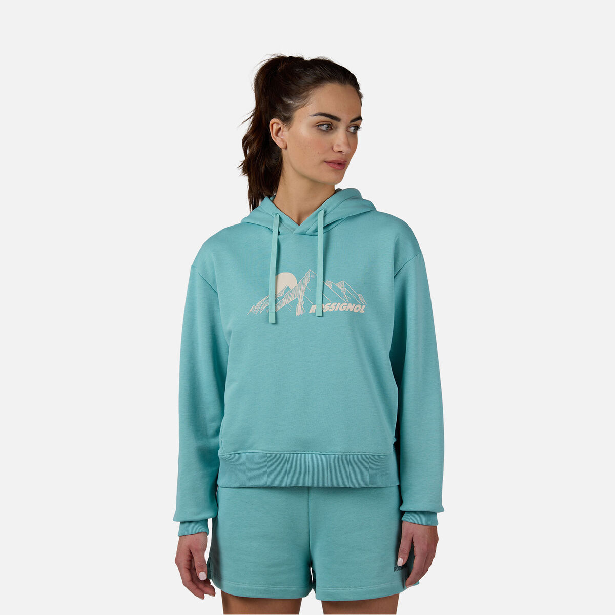 Rossignol Women's Waterfall Hoodie Sweatshirt Blue