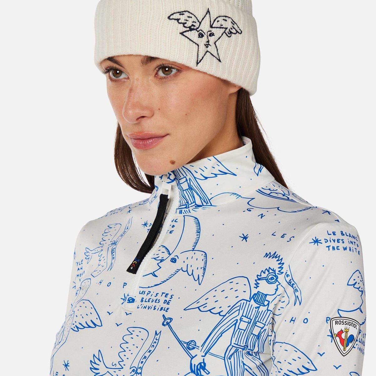 Rossignol Sudadera con media cremallera JCC Booster para mujer Multicolor