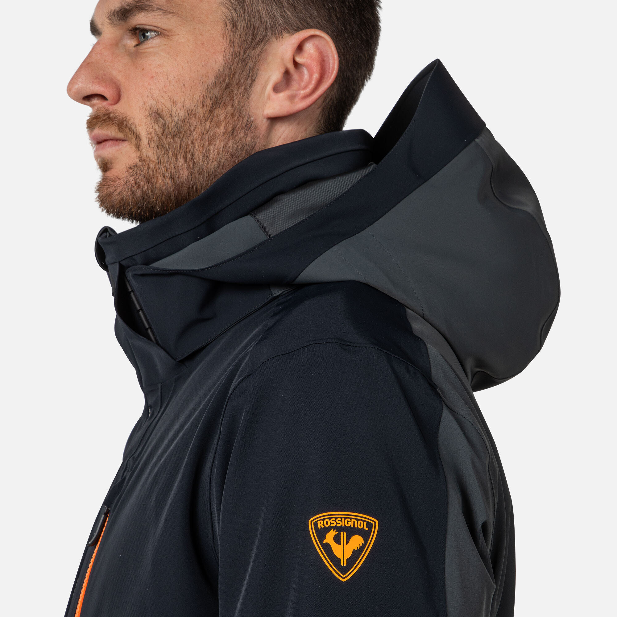 ROSSIGNOL ジップアップブルゾン ブラック 【サイズXL】 Men's