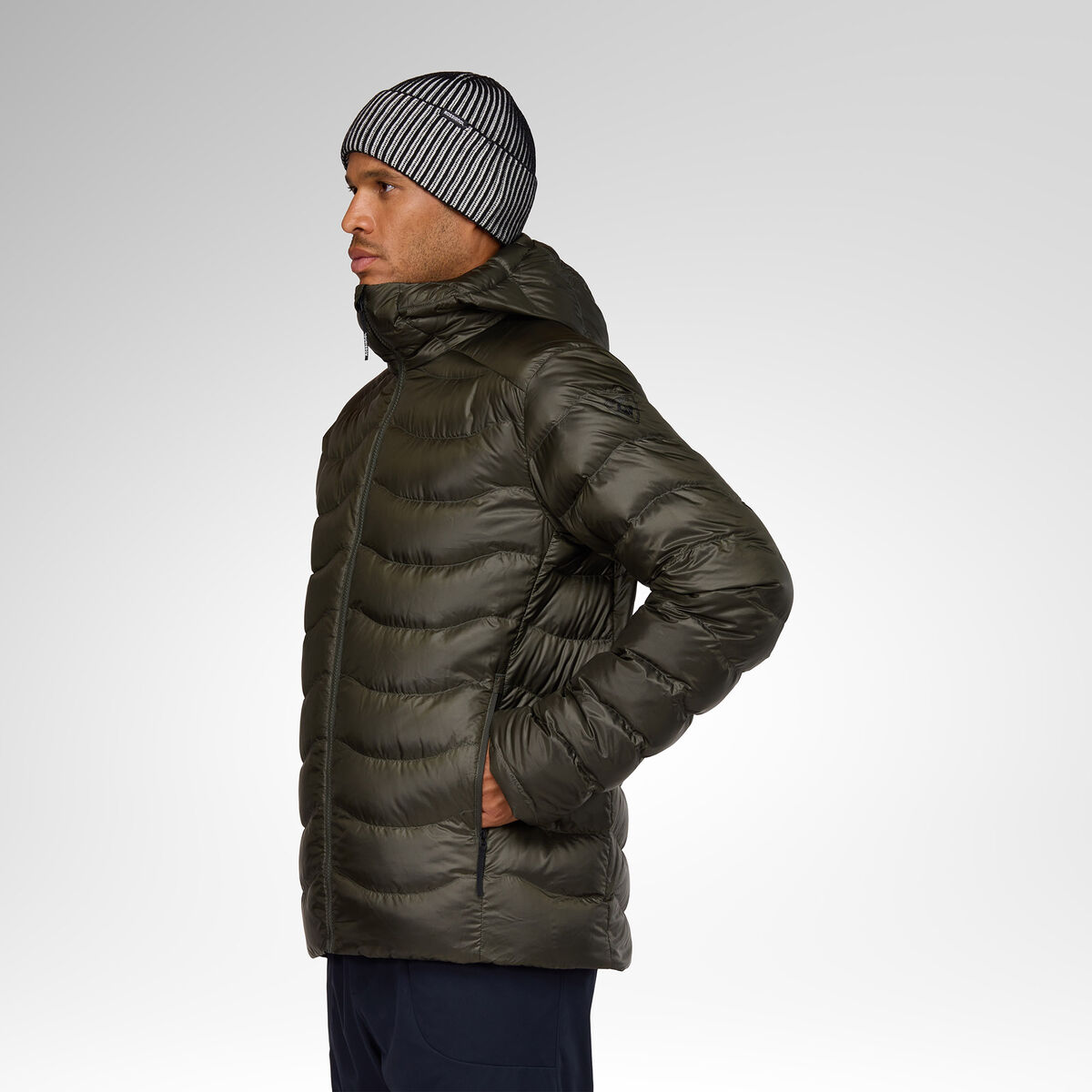 Rossignol Men's Verok Down Hoodie Jacket Green