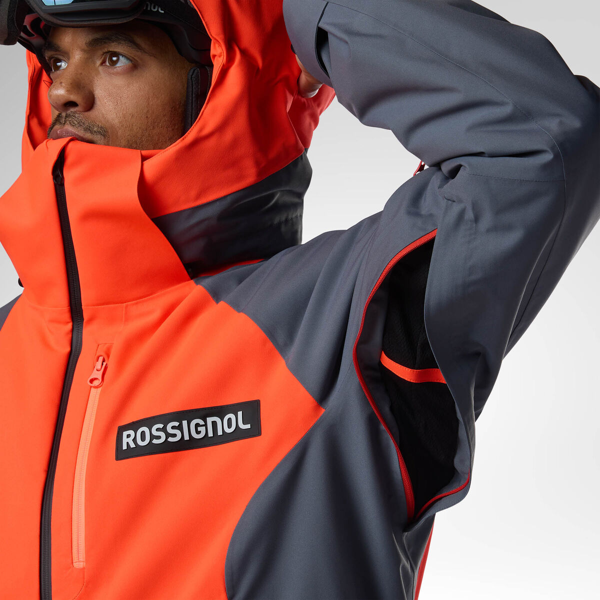 Rossignol Veste de ski isolante Hero pour hommes Rouge