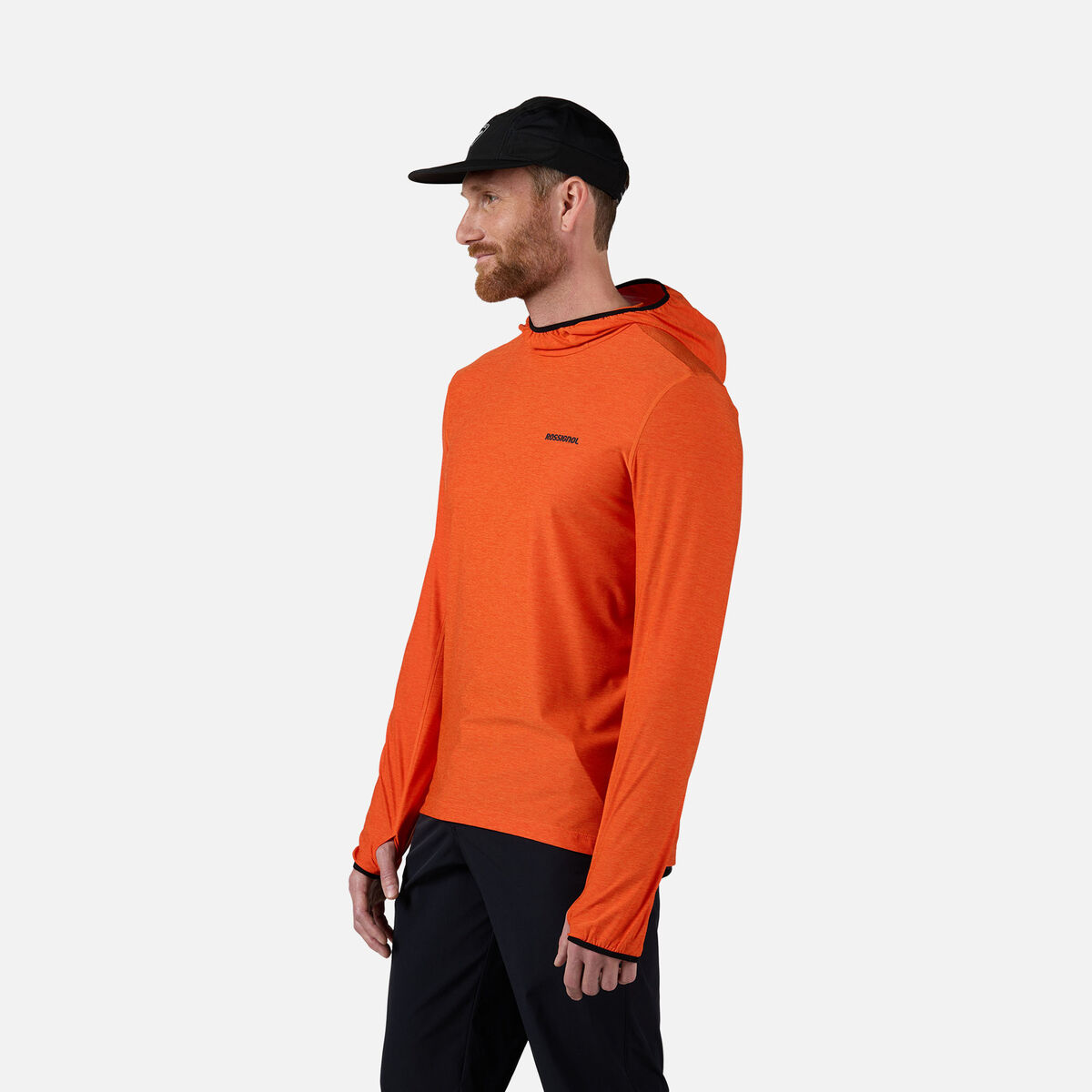 Rossignol Men's Westweg Sun Hoodie Orange