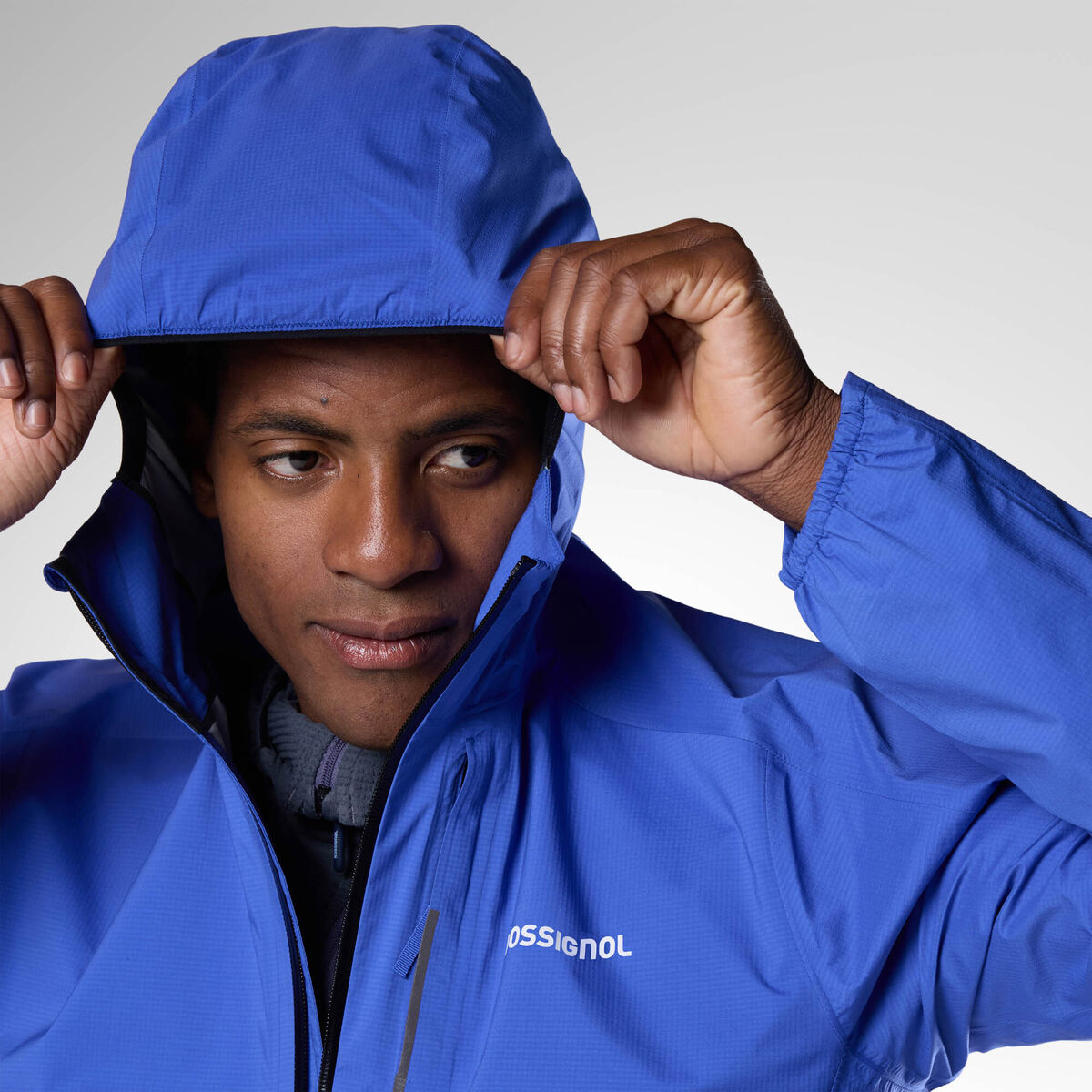 Rossignol Veste Softshell 2,5 couches imperm&eacute;able pour hommes blue