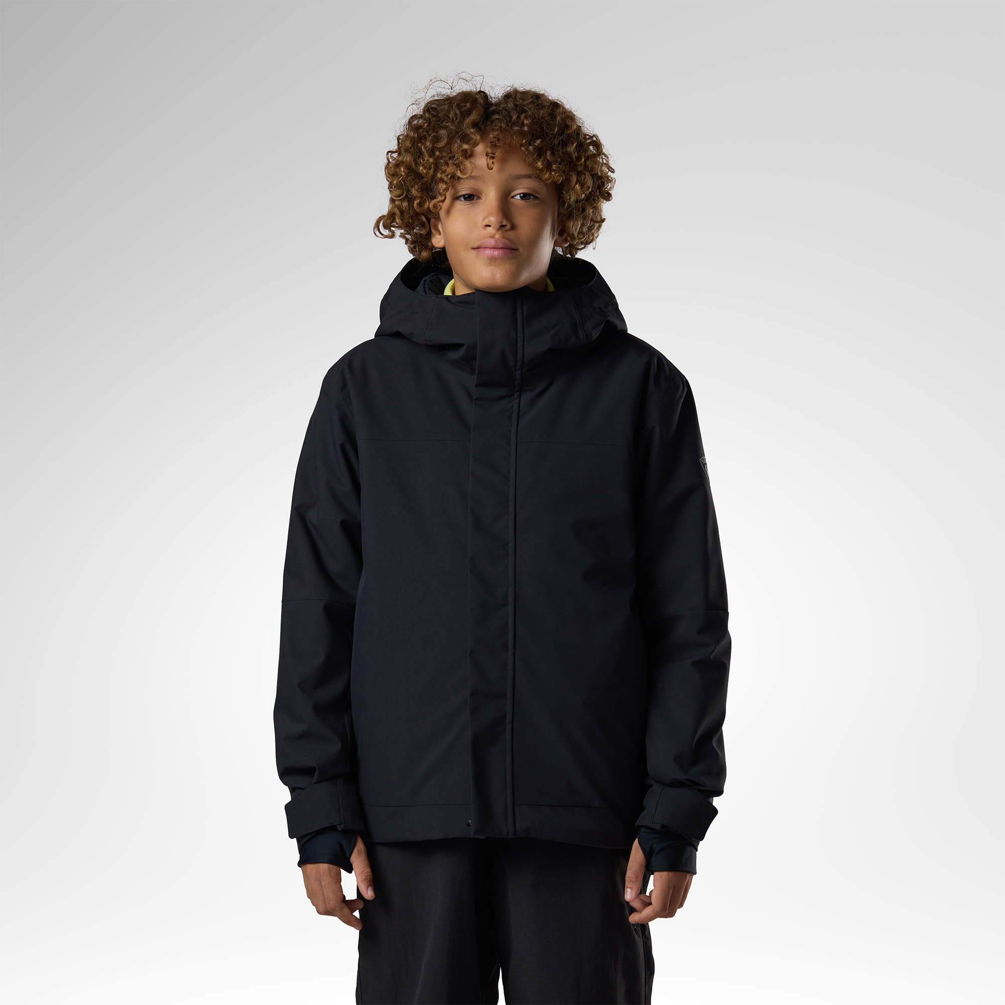 Rossignol | Boy's Junior's Strawpile Insulated Ski Jacket, Black, Size 10
