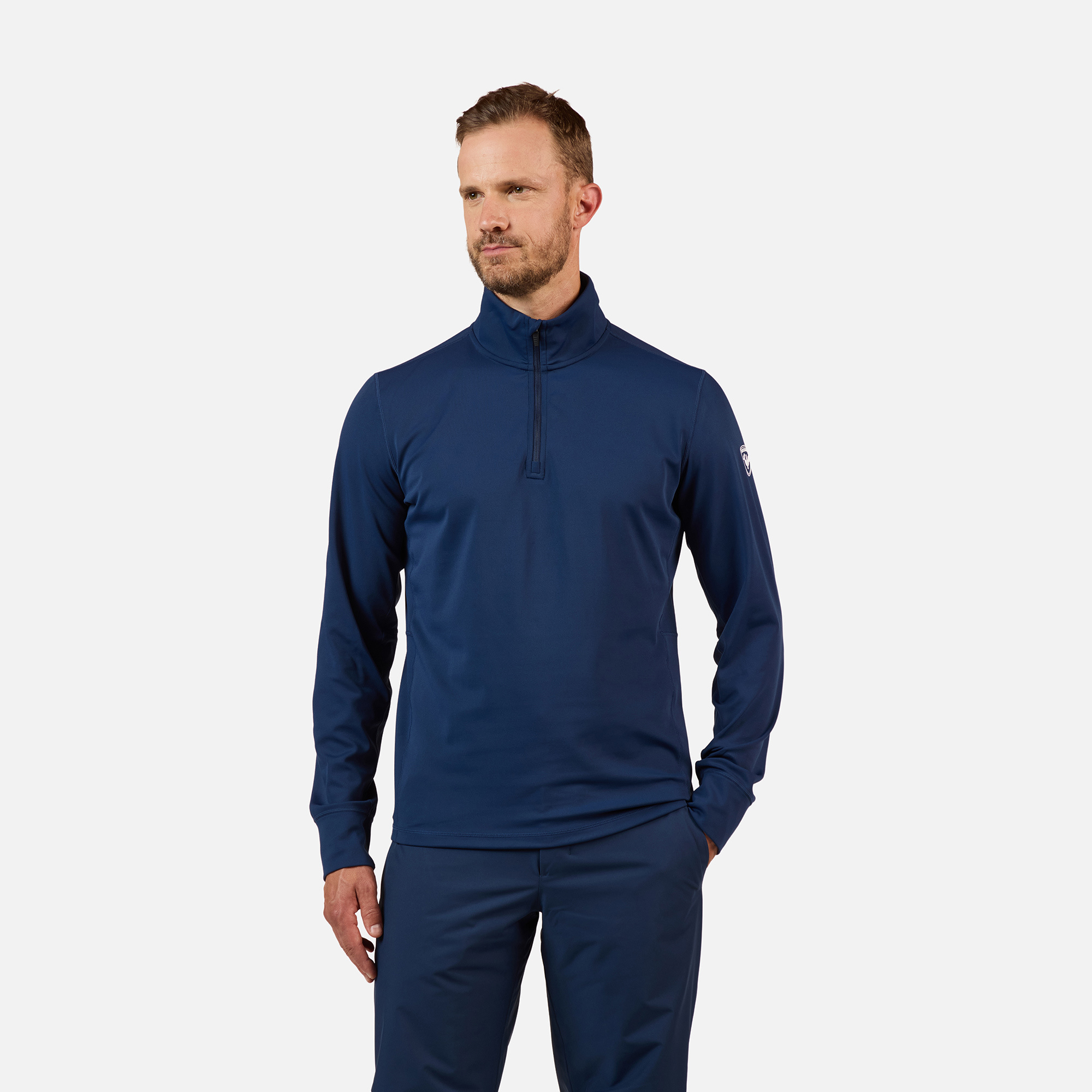 Rossignol Mid Layer Stretch Half-Zip Fleece Top - Men's