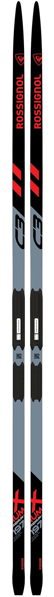 Rossignol Skis de fond unisexe X-IUM CLASSIC PREMIUM&nbsp;+&nbsp;C3 MEDIUM Multicolor