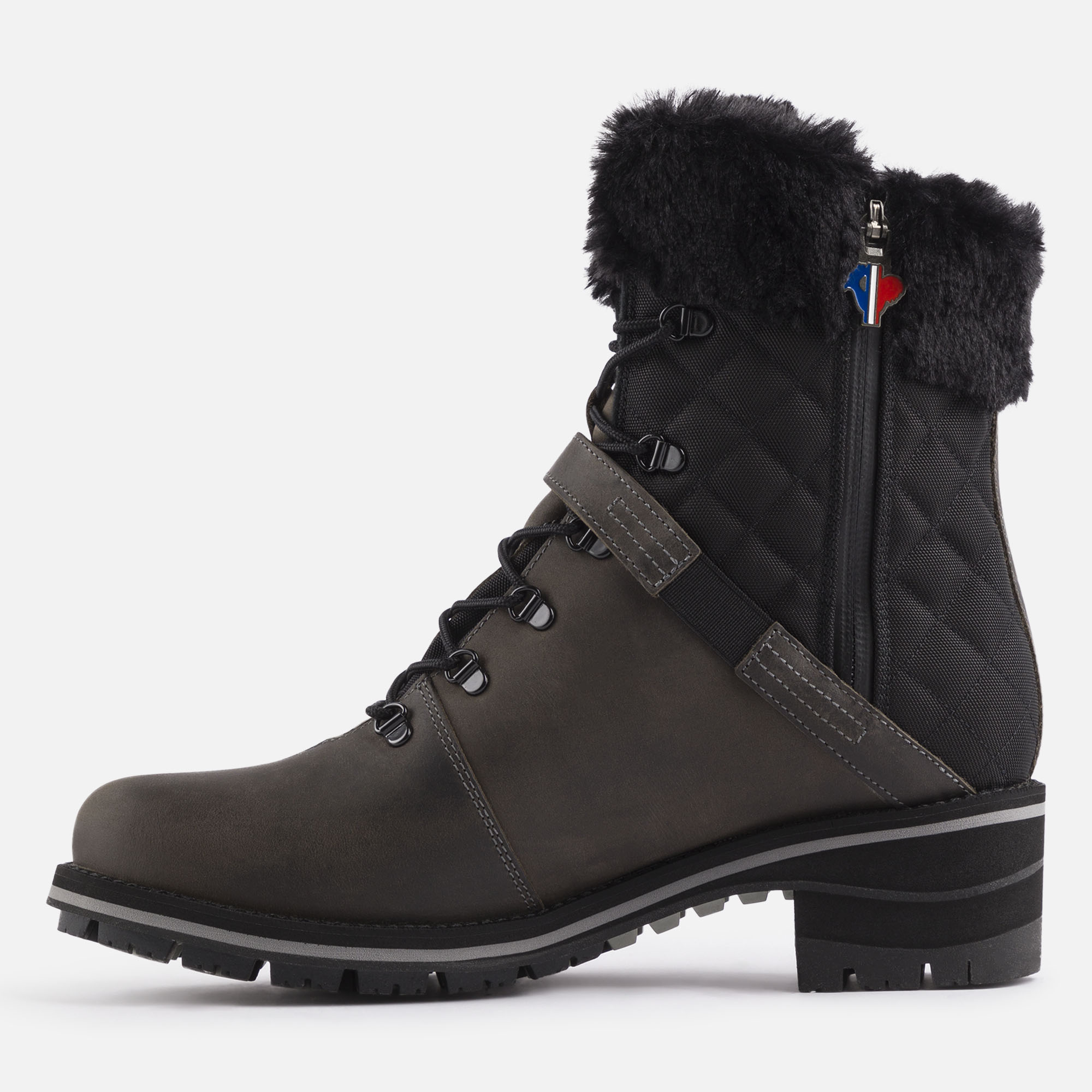 Women's 1907 Megeve Grey Wax Boots
