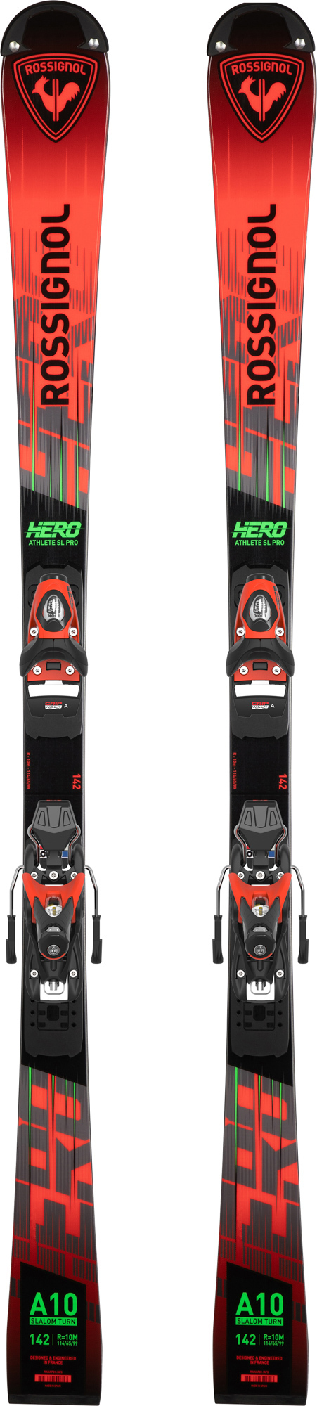 Rossignol Unisex's Racing Skis HERO ATHLETE SL PRO 128-149 R21 PRO Red