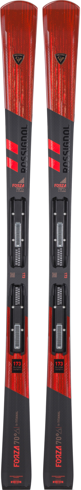 Rossignol AESTHETIC DEFECT Men's ON PISTE Skis FORZA 70D V-TI KONECT 